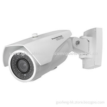 Weatherproof HD varifocal IP camera, 1.0 Megapixel, 1/4-type CMOS high performance megapixel sensor